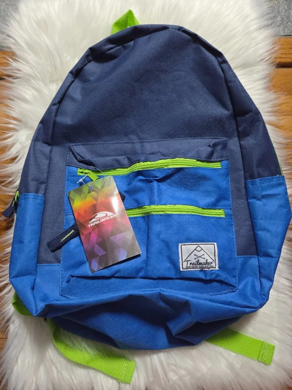 Trailmaker Blue w/ Green Backpack